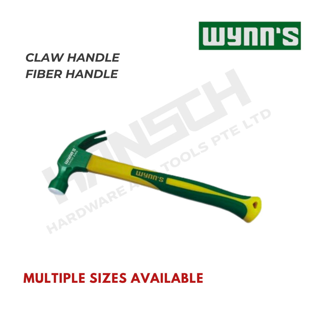Wynn's Claw Hammer Fiber Handle Construction Carpentry Hammer 纤维柄羊角锤