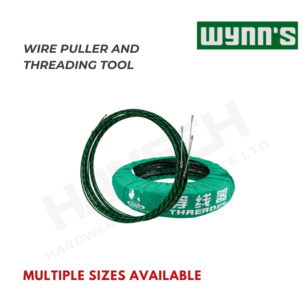 Wynn's Cable Puller Fish Tape 20m - Wire Puller and Threading Tool Concealed Line Multi-Purpose Electrician Steel Guide 穿线器