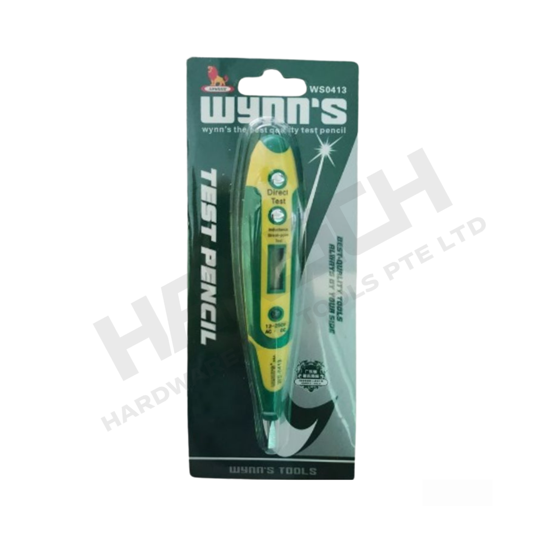 Wynn's Digital Voltage Tester Pen (WS0413) Electrical Circuit Tester with LED Light & Digital Display 多功能电笔