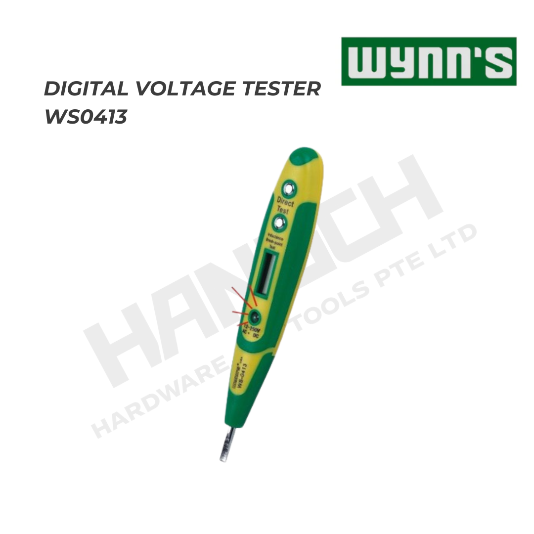 Wynn's Digital Voltage Tester Pen (WS0413) Electrical Circuit Tester with LED Light & Digital Display 多功能电笔