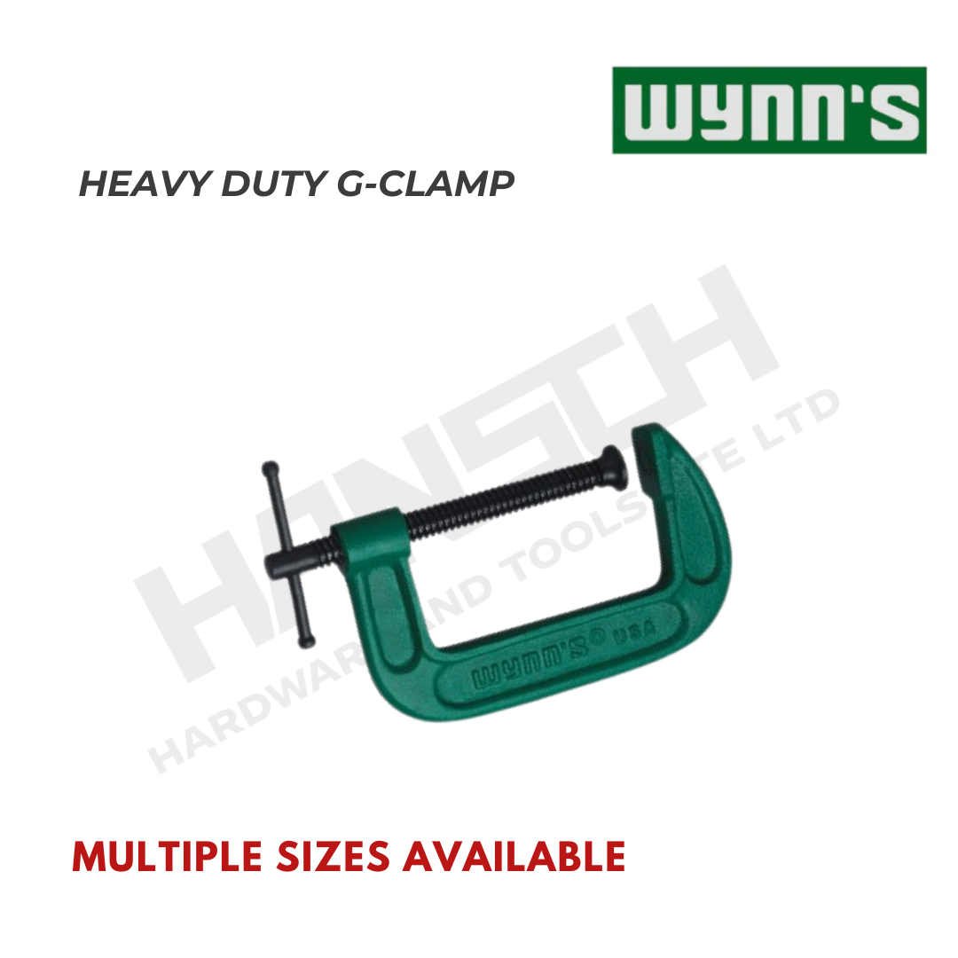 Wynn's G-Clamp Woodworking (W0473) Clamping Device Adjustable 重型G字夹