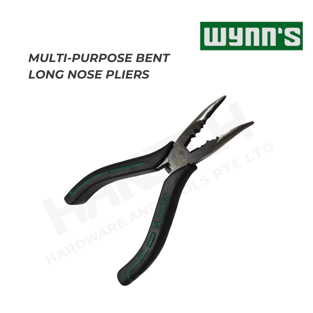 Wynn's Long Nose Plier 6 inch - Industrial Bent Nose Pliers  (C106C)  钓鱼钳 多用弯咀