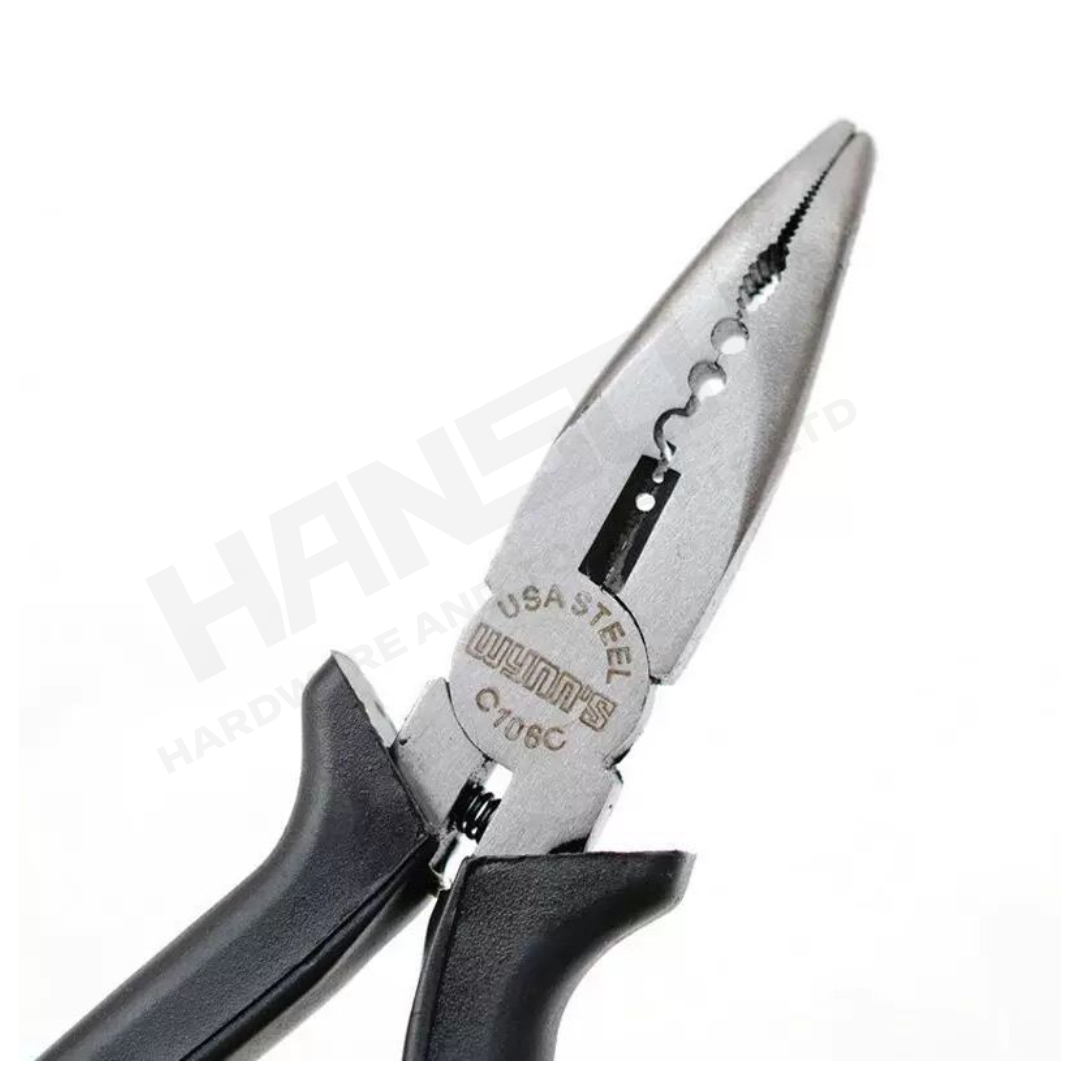 Wynn's Long Nose Plier 6 inch - Industrial Bent Nose Pliers  (C106C)  钓鱼钳 多用弯咀