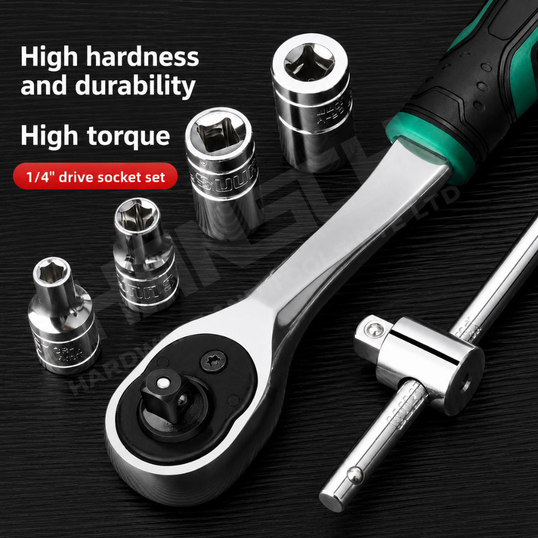 Wynn's 1/4" Mini drive short socket 公制镜面短套筒