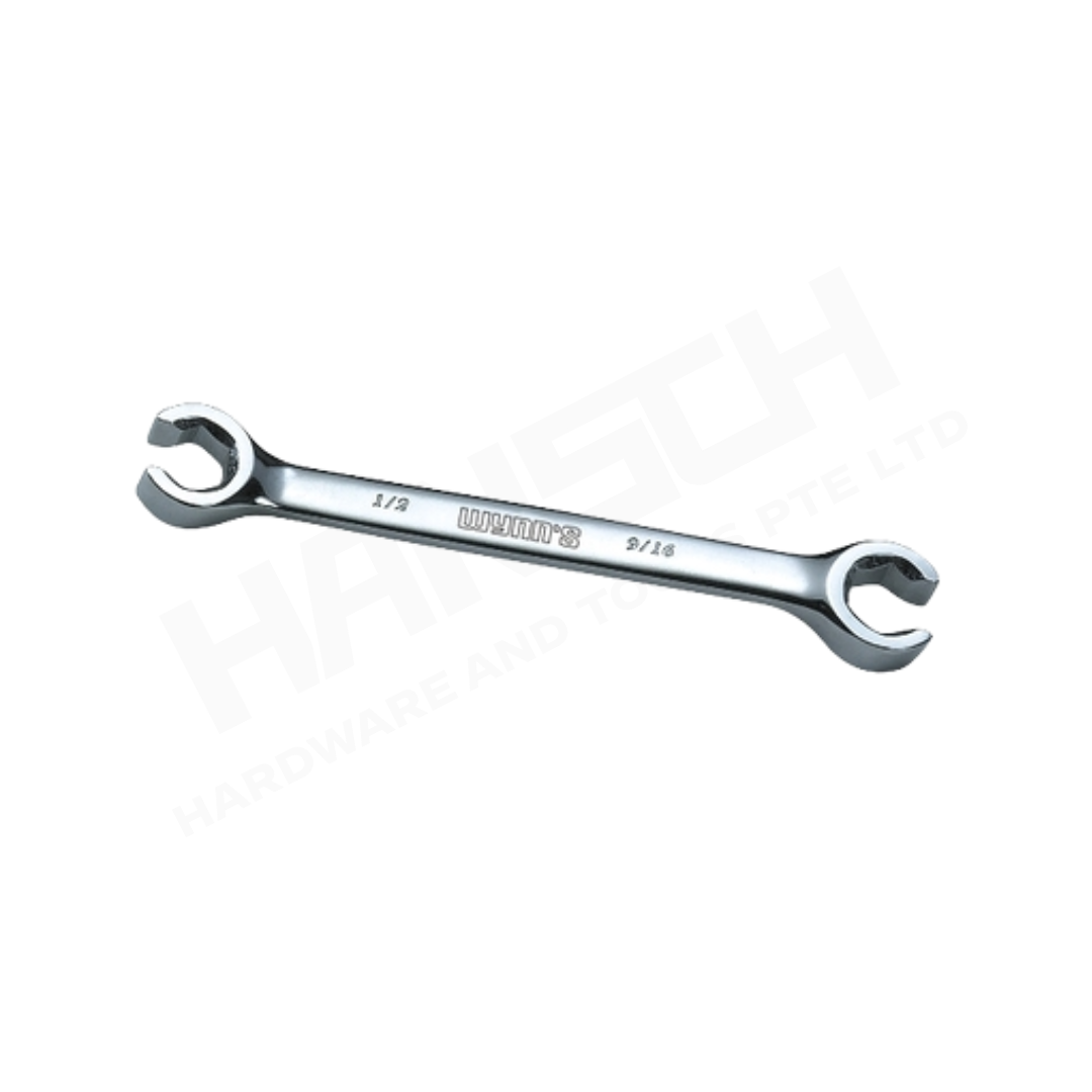 Wynns Hydraulic Pipe Wrench Flare Nut Wrench Mirror Polish CR-V for Brake, Fuel and Hydraulic Fittings (油管扳手镜面)