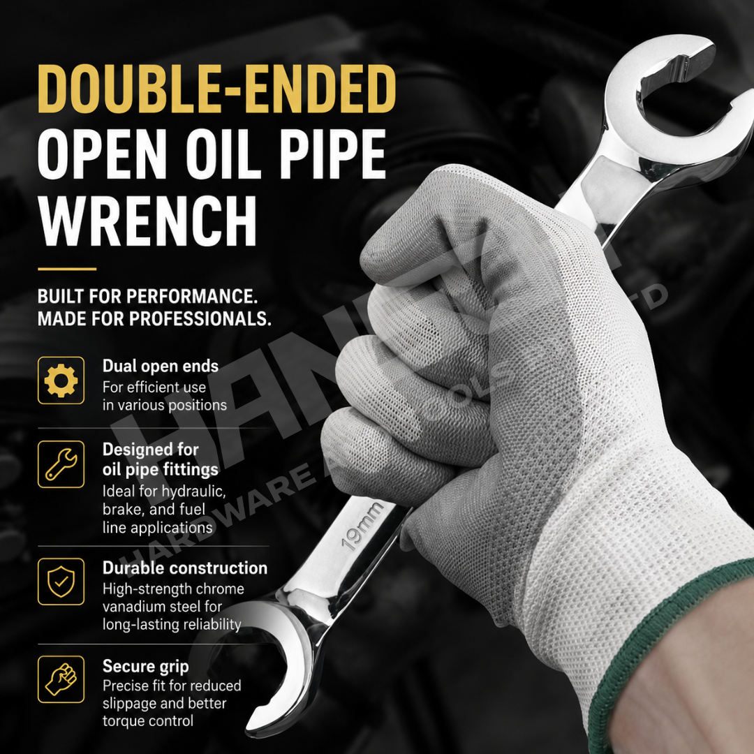 Wynns Hydraulic Pipe Wrench Flare Nut Wrench Mirror Polish CR-V for Brake, Fuel and Hydraulic Fittings (油管扳手镜面)