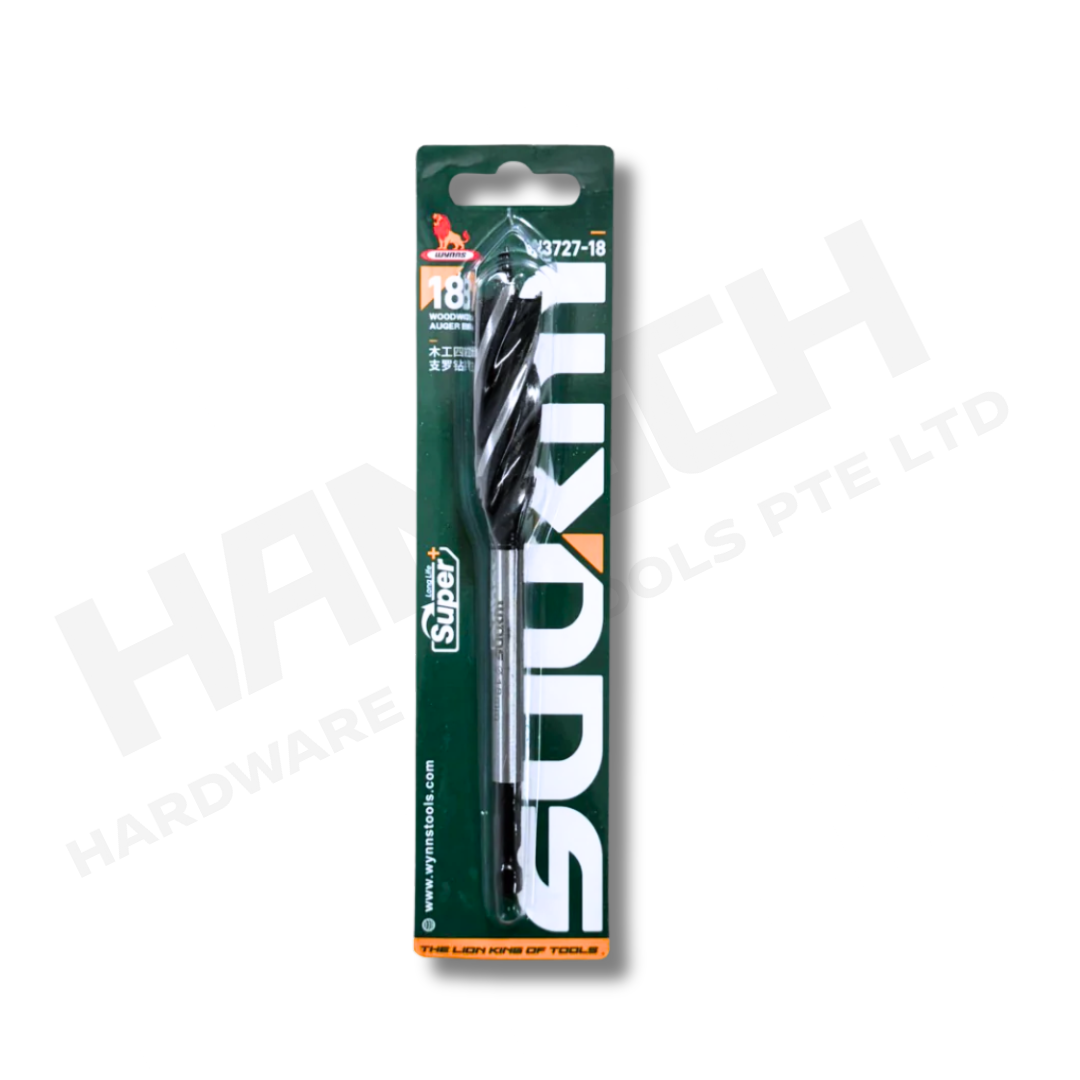 Wynns Wood Working Auger Bit 14mm-25mm Drill Bit Wood Drilling 木工四槽支罗钻