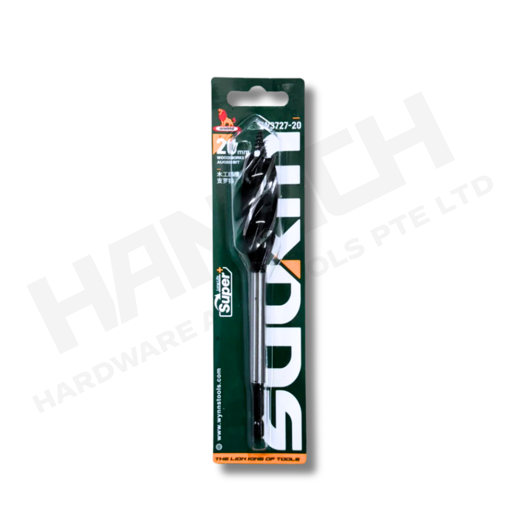 Wynns Wood Working Auger Bit 14mm-25mm Drill Bit Wood Drilling 木工四槽支罗钻