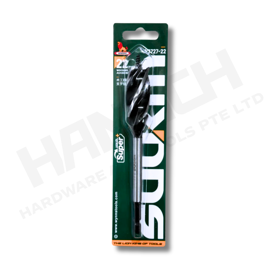 Wynns Wood Working Auger Bit 14mm-25mm Drill Bit Wood Drilling 木工四槽支罗钻