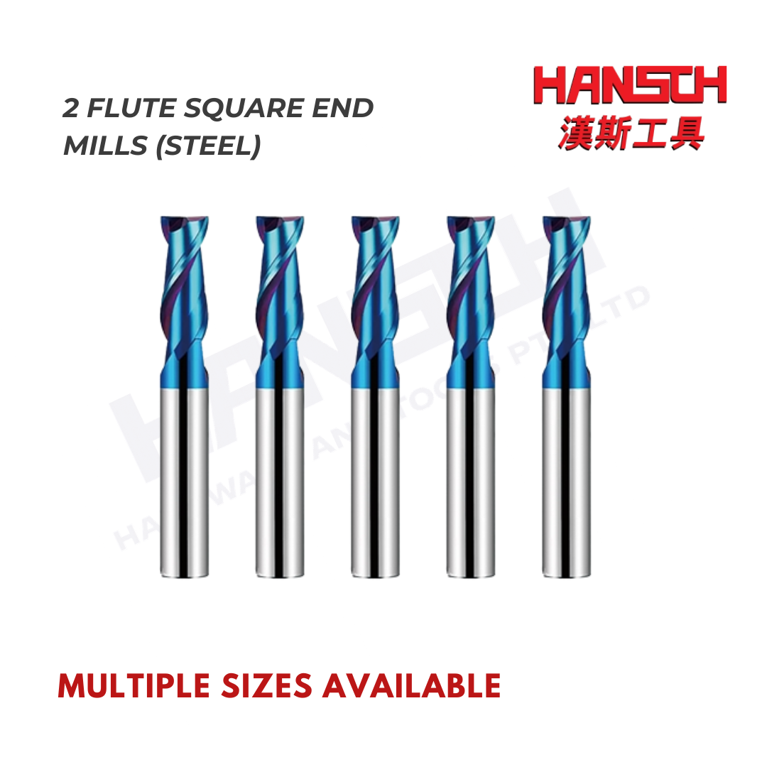 ZZBD-CT Square End Mills for Alloy Steel / Stainless Steel (两刃钢用平刀)