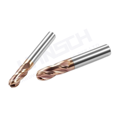 ZZBD-CT Carbide Ball Nose End Mills-4 Flute for Milling Alloy Steels, Hardened Steel (四刃钢用球刀)