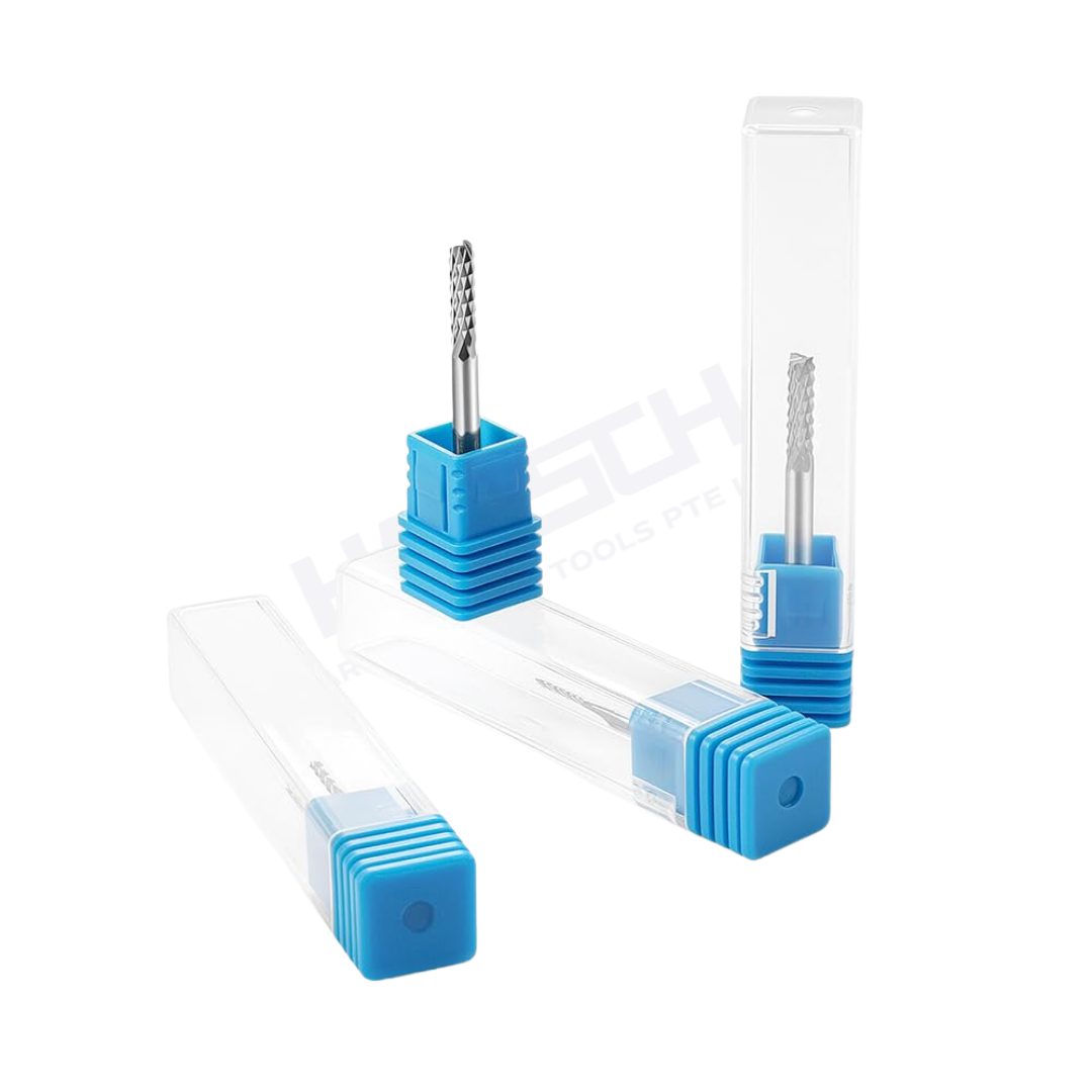 ZZBD-CT Carbide Corn End Mills CNC Router Bits for Engraving and Milling (玉米铣刀)