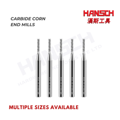 ZZBD-CT Carbide Corn End Mills CNC Router Bits for Engraving and Milling (玉米铣刀)