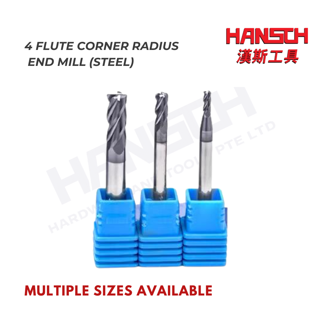 ZZBD-CT Radius Corner 4 Flutes End Mills for Steel (四刃钢用圆鼻刀)