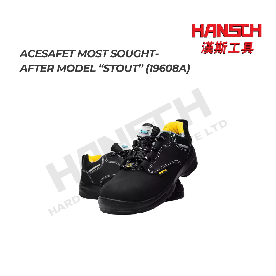 AcesafeT Most Sought-after model “STOUT” (19608A) ESD Safety Shoes 防静电安全鞋