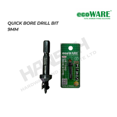 ecoWARE Quick Bore Drill Bit 9mm Woodworking Cabinet Installation 六角柄木工橱柜安装钻头