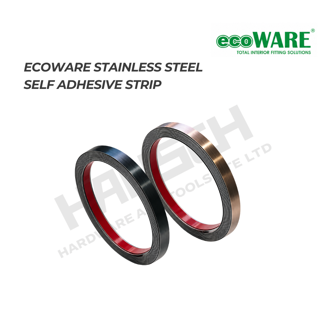 ecoWARE Stainless Steel Self-Adhesive Decorative Strip Brushed & Polished 不锈钢自粘装饰条
